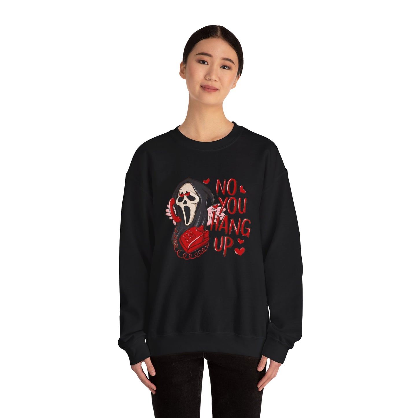 Ghostface Vday Gildan Crewneck Sweatshirt