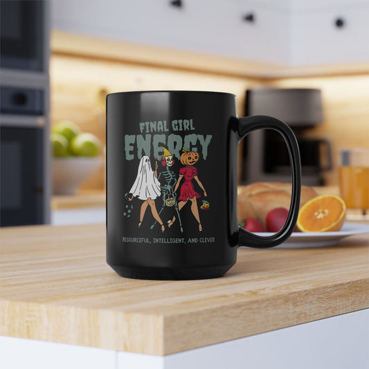 Final Girl Black Mug, 15oz