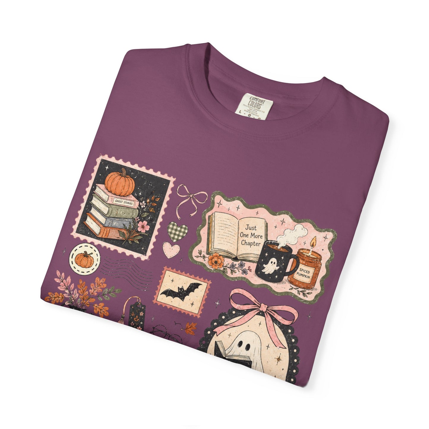 Book Lover ghostie Graphic T-Shirt