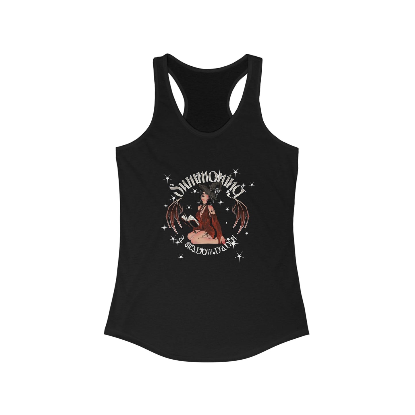Summoning Shadows Women's Ideal Racerback Tank - Gothic Aesthetic Top for Summer