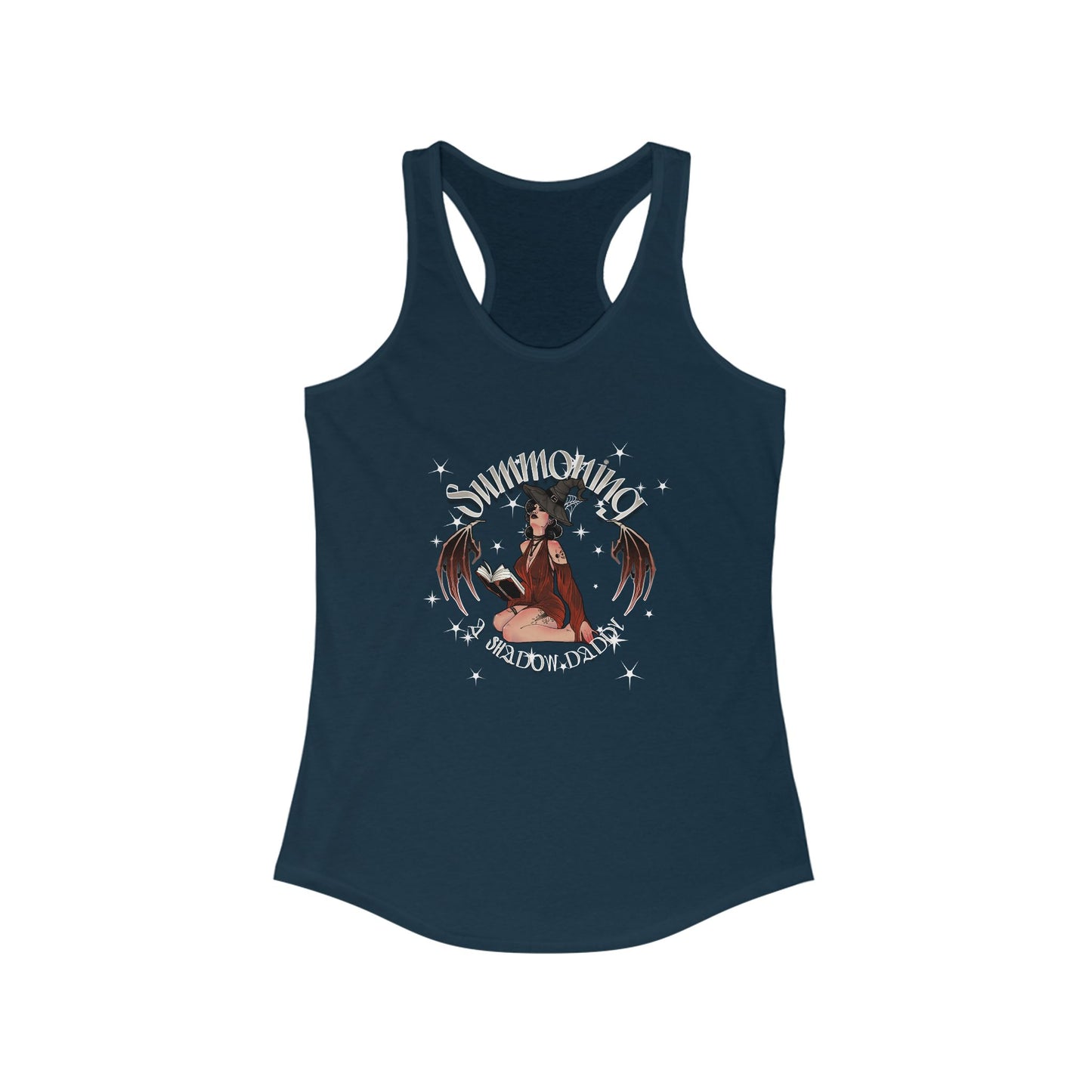 Summoning Shadows Women's Ideal Racerback Tank - Gothic Aesthetic Top for Summer