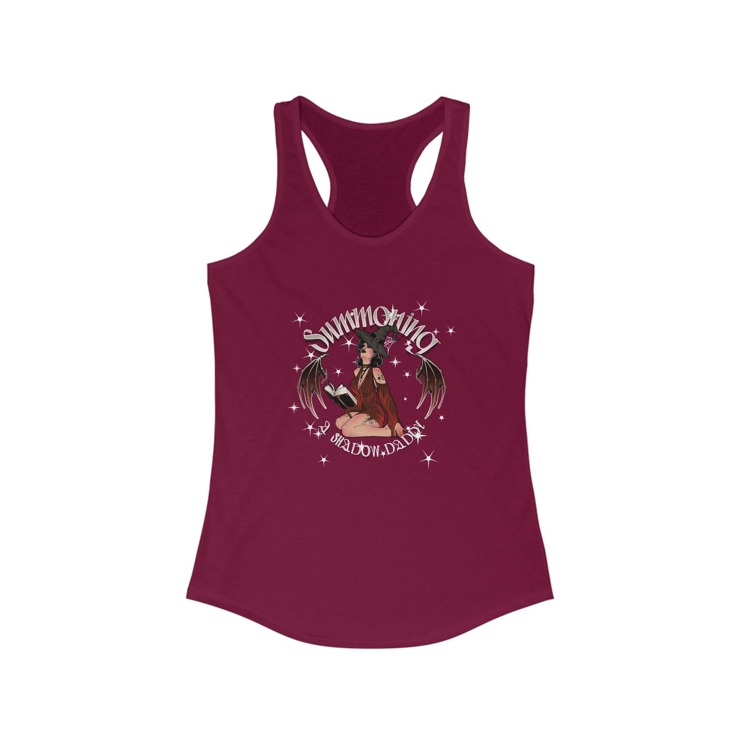 Summoning Shadows Women's Ideal Racerback Tank - Gothic Aesthetic Top for Summer