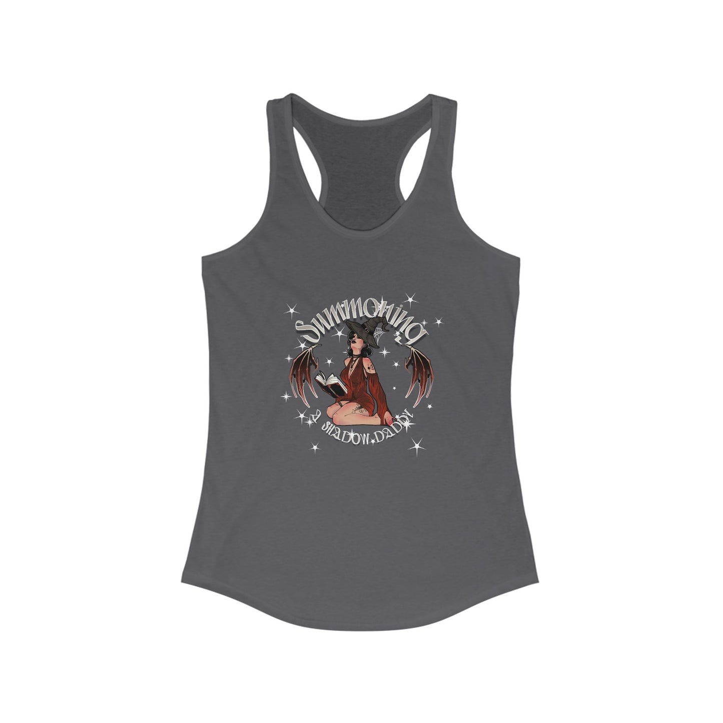 Summoning Shadows Women's Ideal Racerback Tank - Gothic Aesthetic Top for Summer