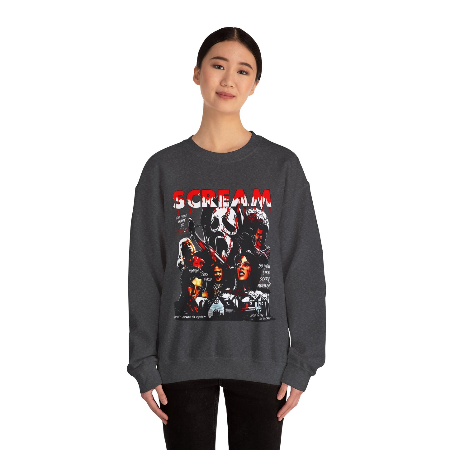 Scream Gildan Crewneck Sweatshirt