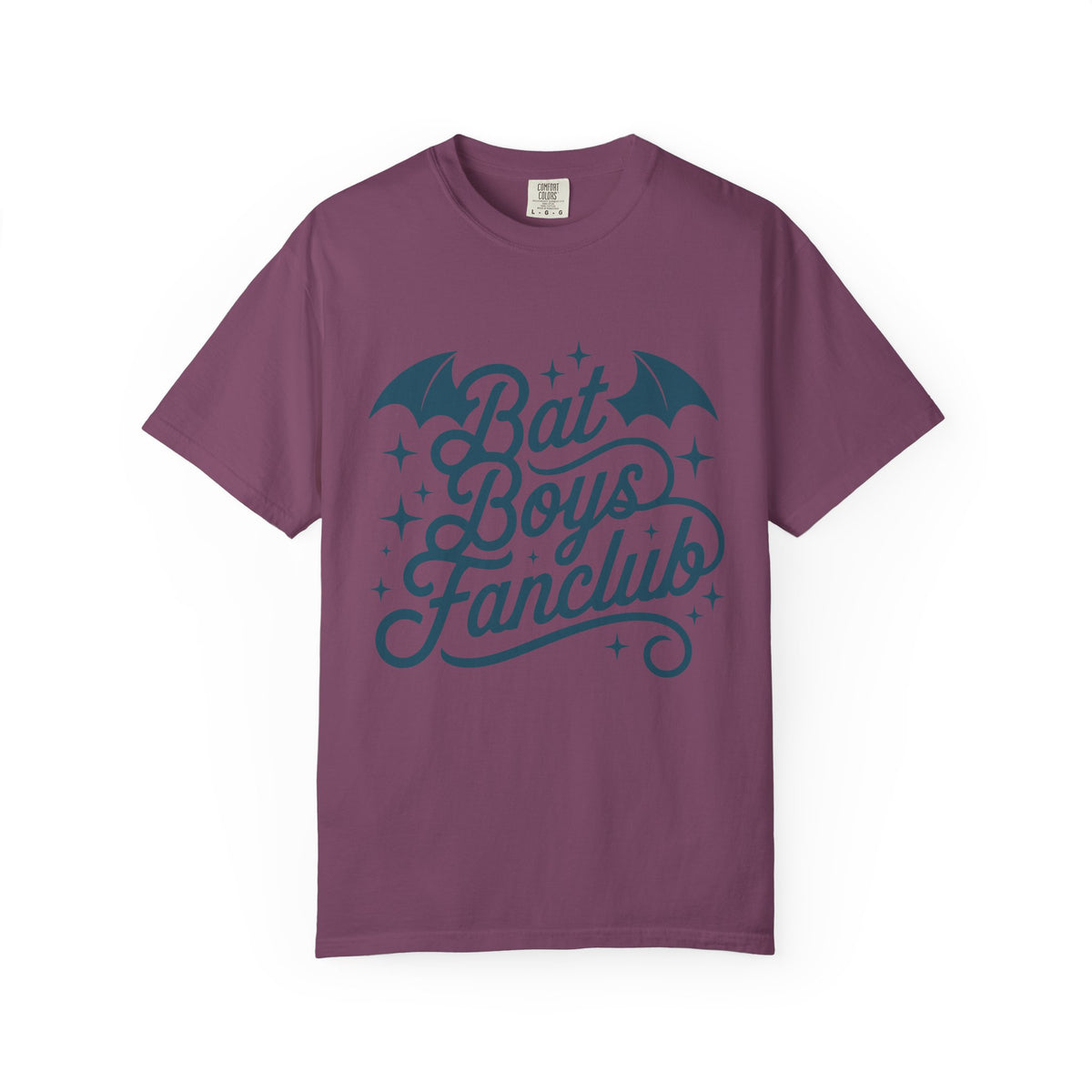 Bat Boys Fanclub T-Shirt — Retro Script Bat Graphic Tee