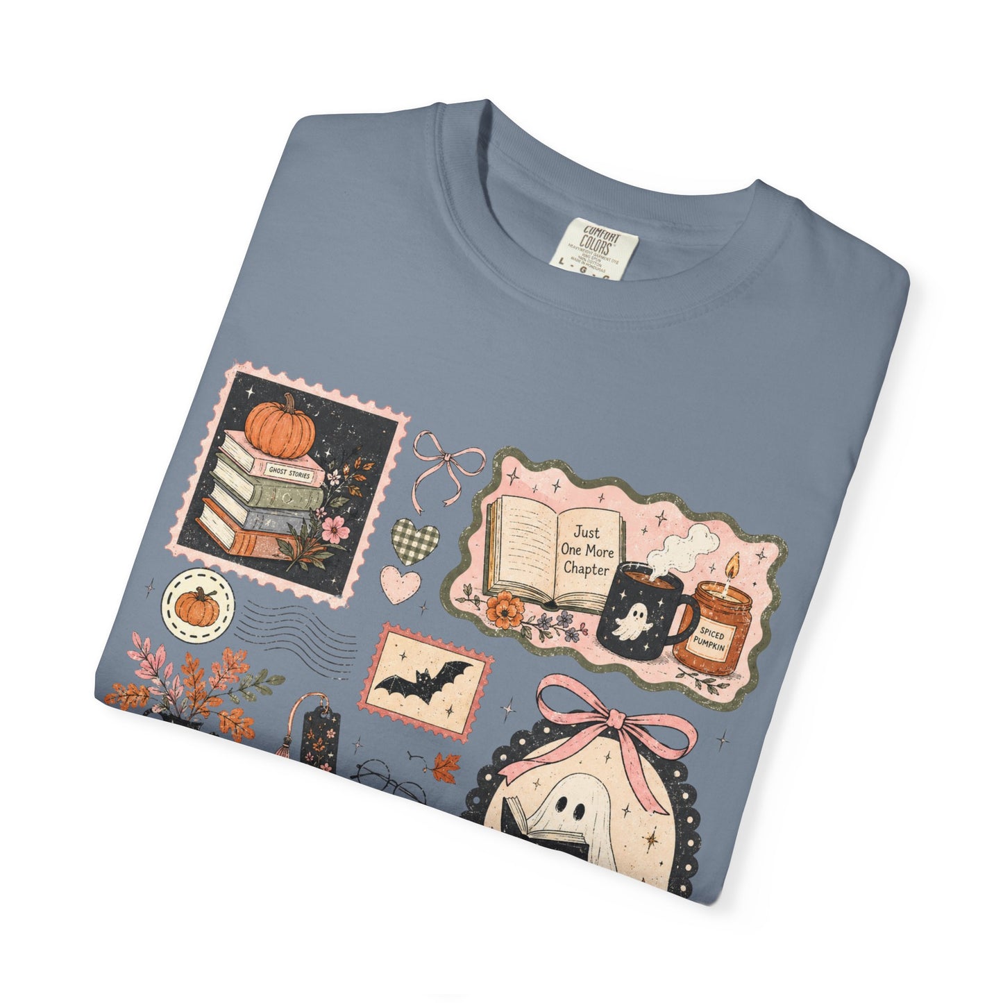 Book Lover ghostie Graphic T-Shirt