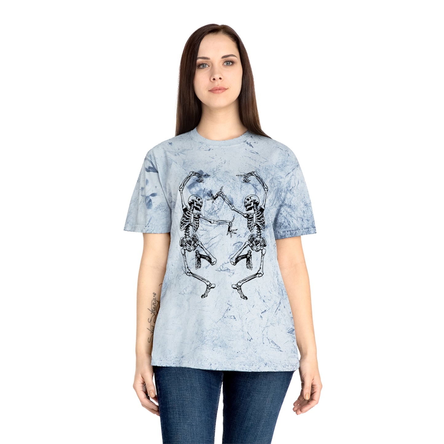 Dancing Skeleton Color Blast T-Shirt