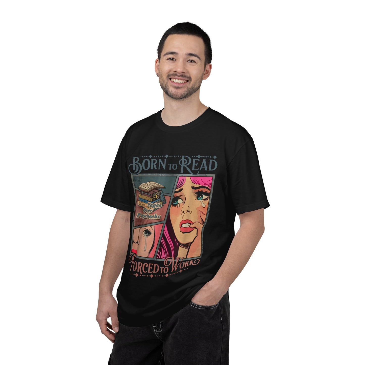 Born to Read, Forced to Work T-Shirt