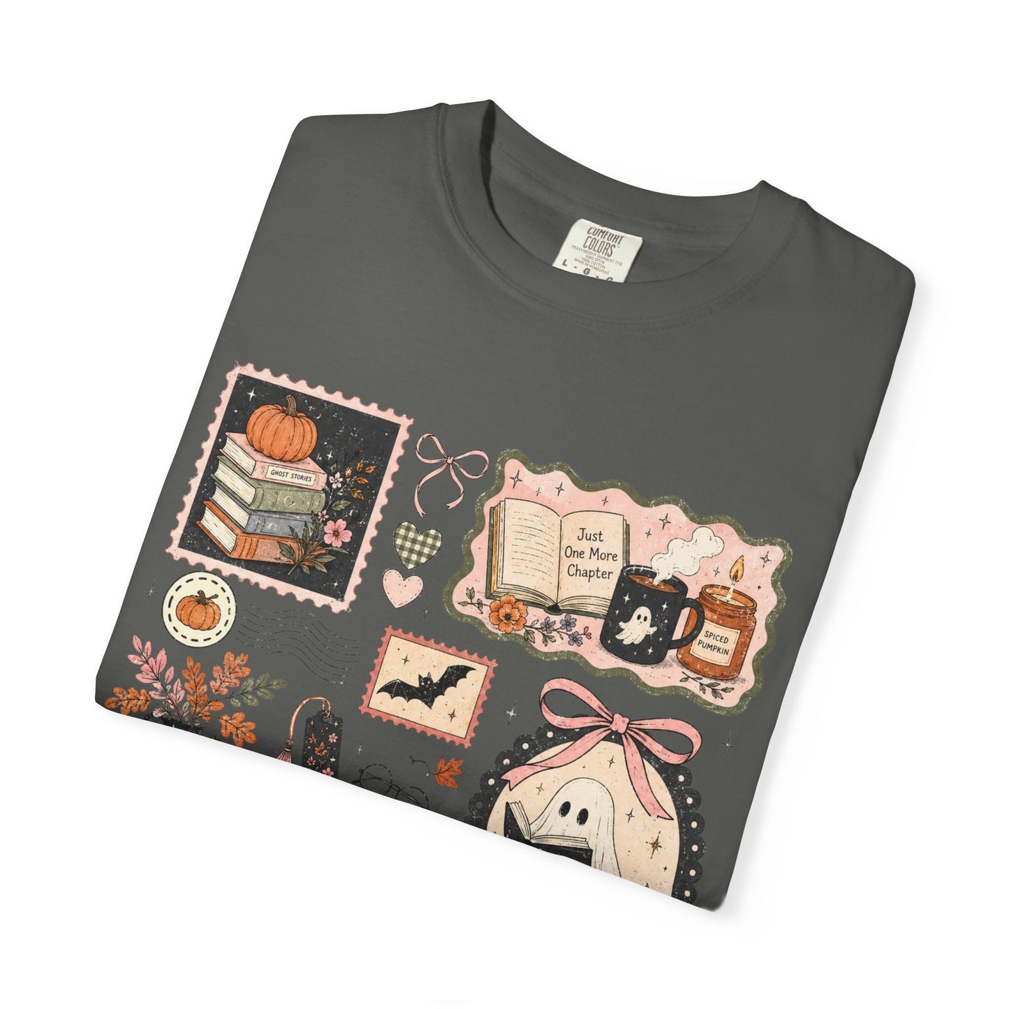 Book Lover ghostie Graphic T-Shirt