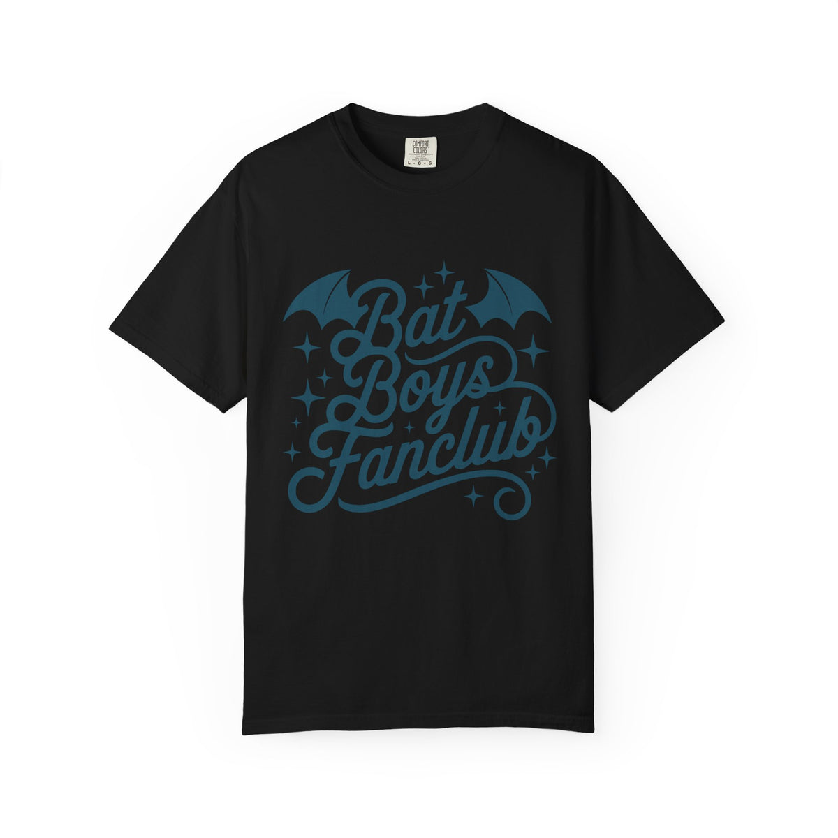 Bat Boys Fanclub T-Shirt — Retro Script Bat Graphic Tee