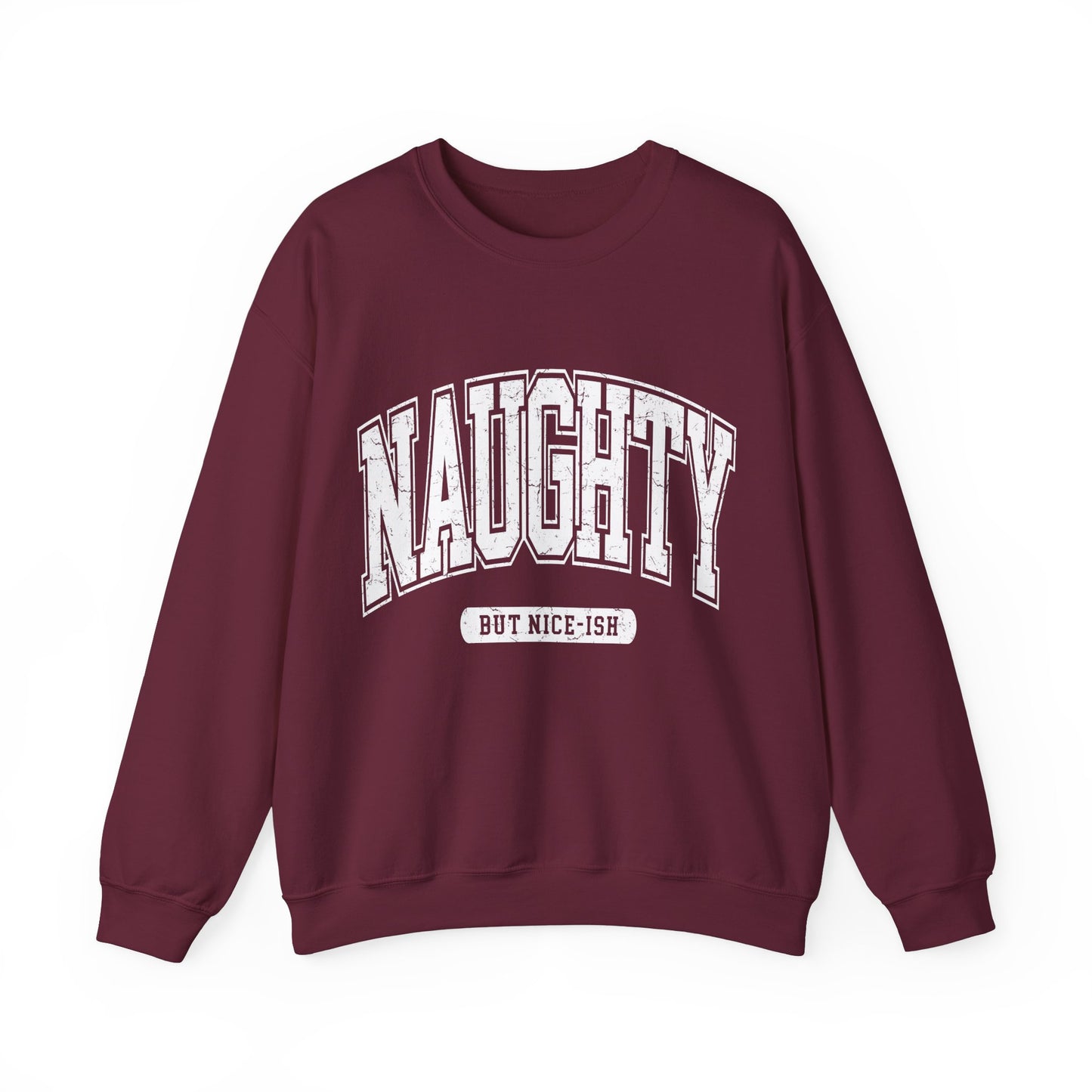 Naughty Gildan Crewneck Sweatshirt