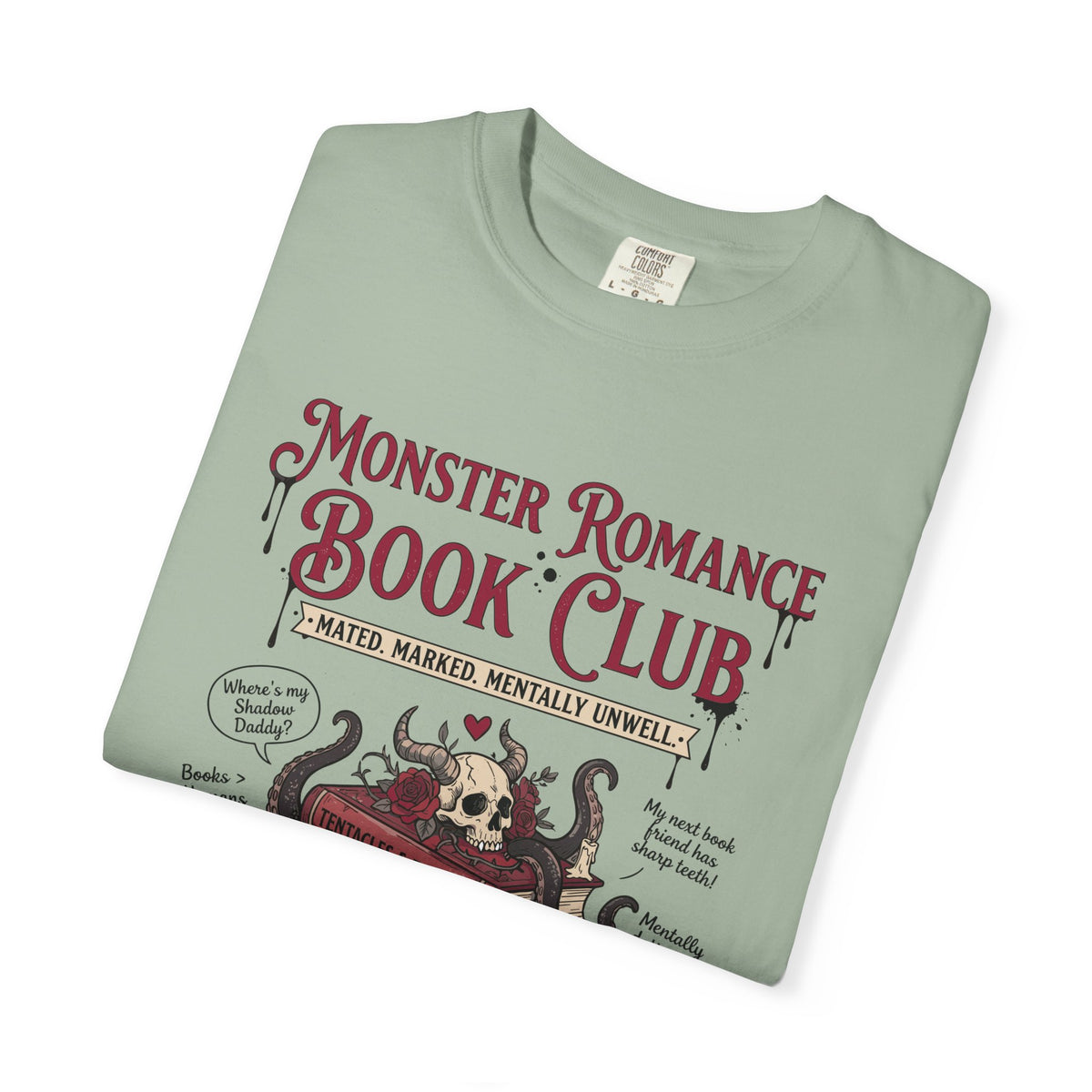 Monster Romance Book Club T-Shirt — Gothic Booklover Tee