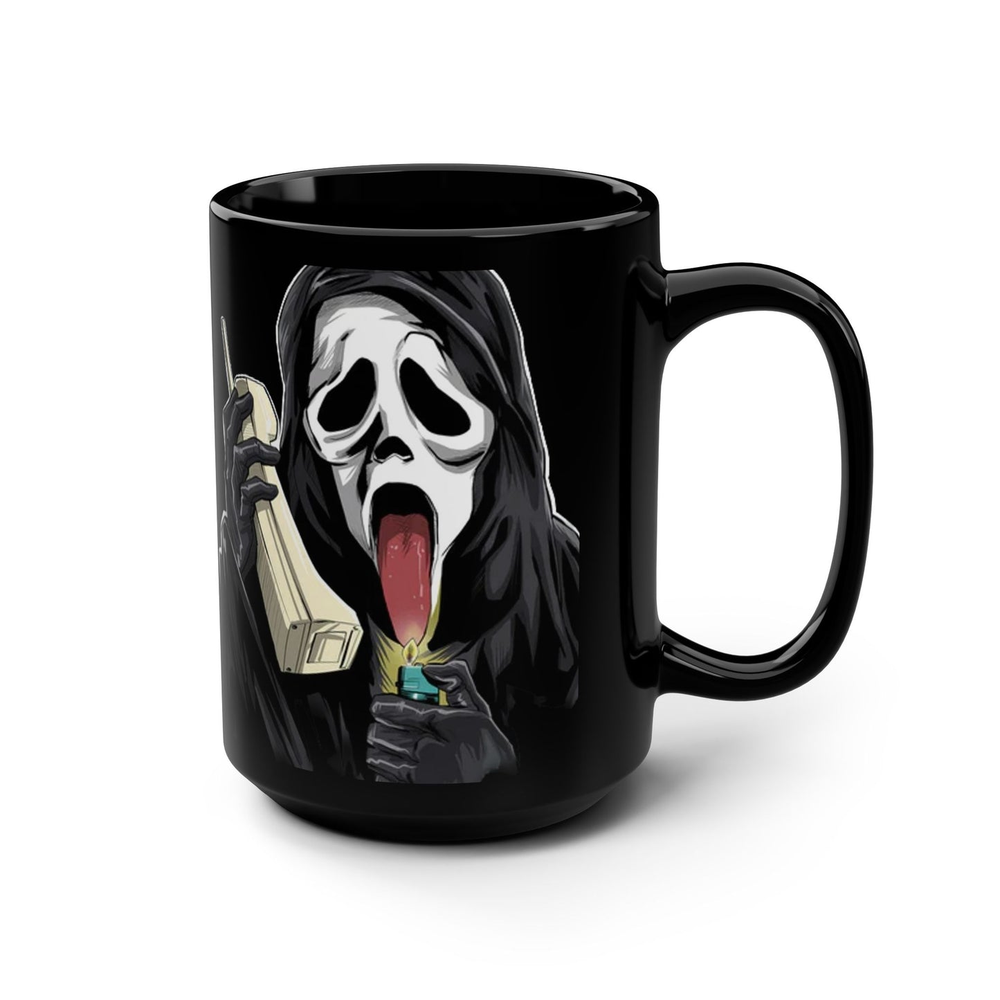 Scream Black Mug, 15oz