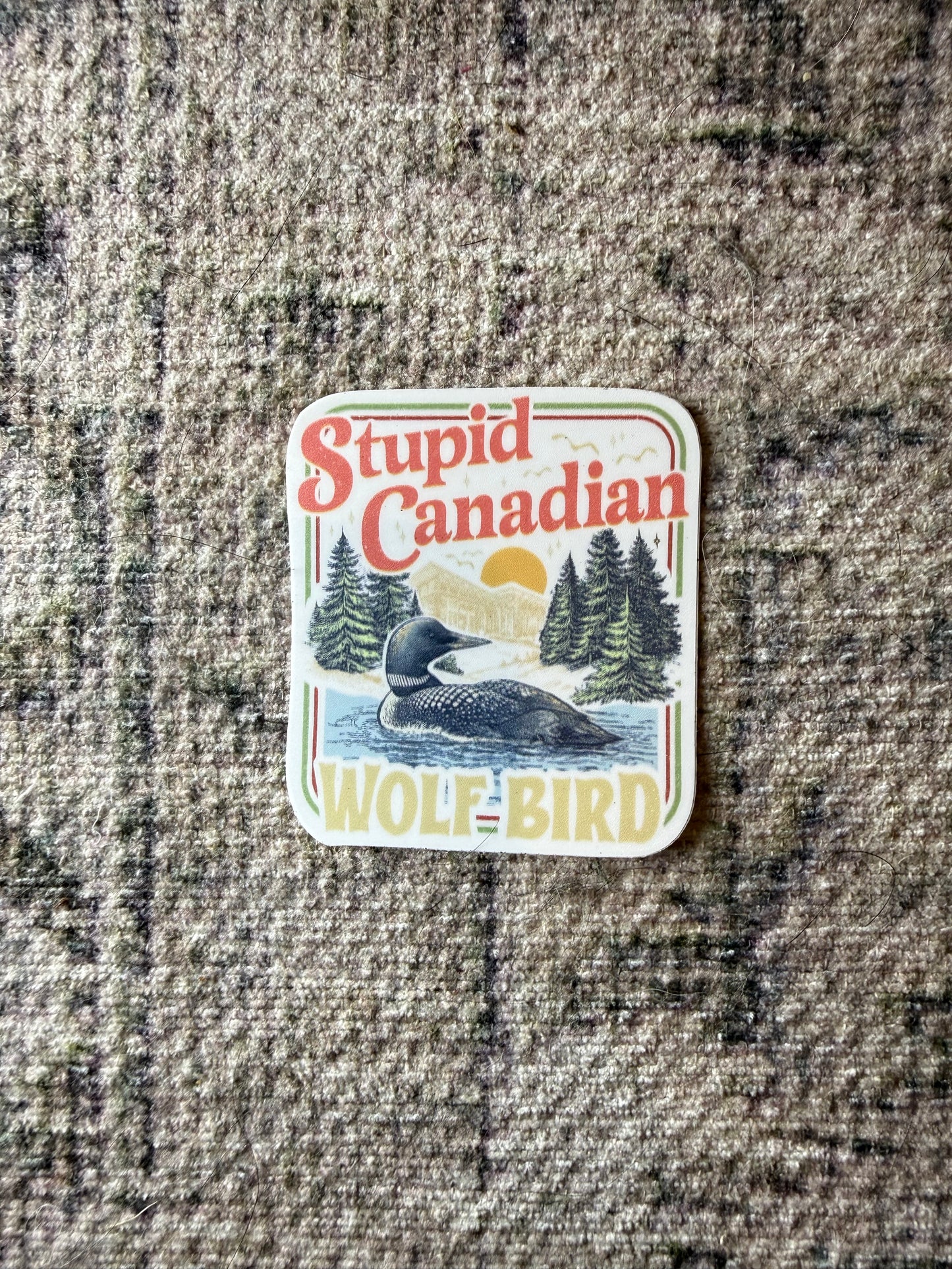 Stupid Canadian wolf bird